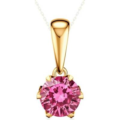Savicki Prívesok The Journey žlté zlato ružový laboratórny diamant TJ Z01 BR 050 LABPINK Z