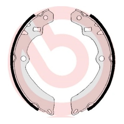 BREMBO Sada brzdových čeľustí S79509