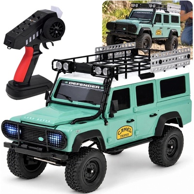 Jokomisiada Land Rover Defender 110 4WD RTR svetlozelena 1:18