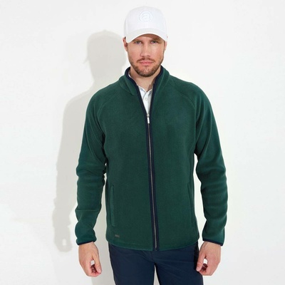 Abacus Mens Foxhills midlayer fullzip course green