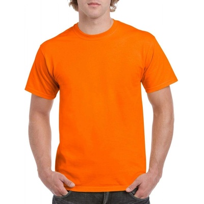 Unisex tričko Heavy cotton sytě oranžová