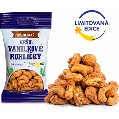 Mixit Kešu à la vanilkové rohlíčky do kapsy 60 g
