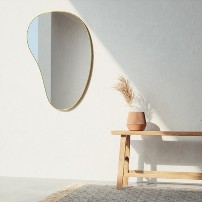 Umbra Hubba Pebble 61 x 91 cm mosaz