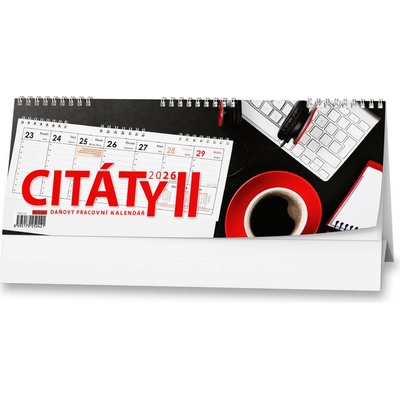 Baloušek stolní pracovní CITÁTY II 2026