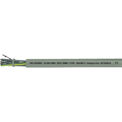 Helu JZ-500 HMH 11221-1000 riadiaci kábel 2 x 0.75 mm² 1000m sivá