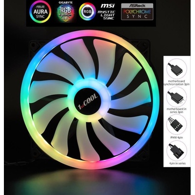 1stCOOL AURA EVO ARGB PWM Ring 20cm F20-AURA-EVO-R