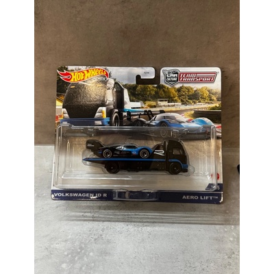 Mattel Hot Wheels Premium Car Culture Team Transport Volkswagen Id R and Aero Lift