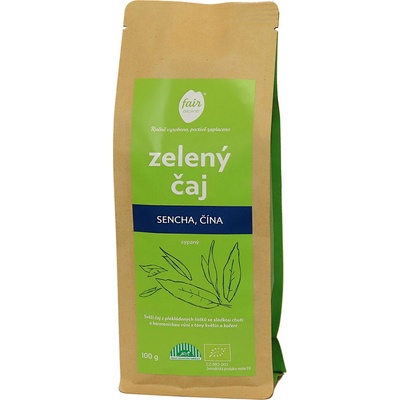 Fairobchod Bio zelený čaj Sencha z Číny sypaný 100 g