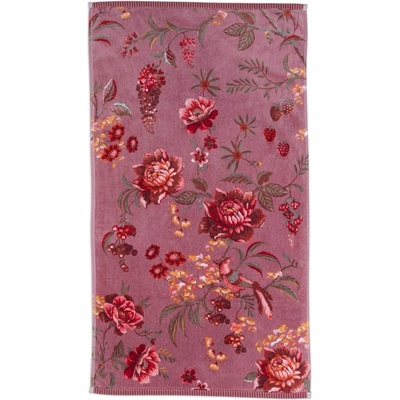 Pip Studio Secret Garden ručník 55x100 cm mauve