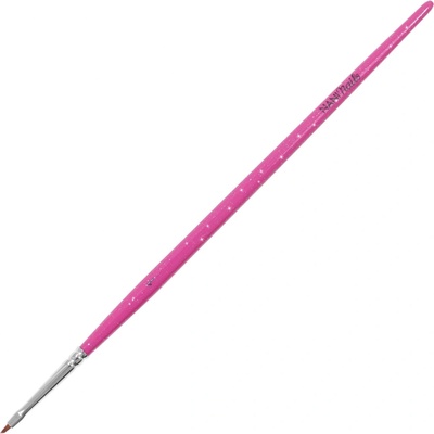 NANI štětec na gel zkosený 1 Glitter Pink