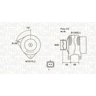 generátor MAGNETI MARELLI 063731637010