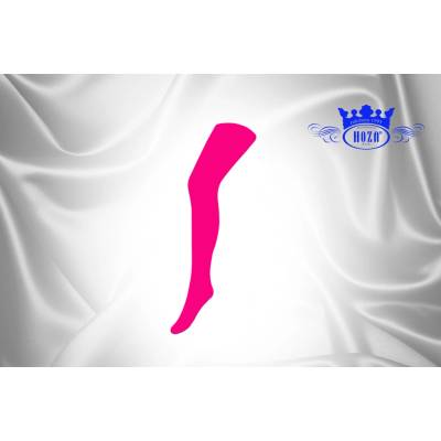 Hoza Punčochové kalhoty microfáze 70 DEN H5301 Pink Fluo