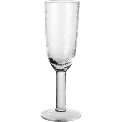 Sklenice na sekt Broste HAMMERED 200 ml čirá