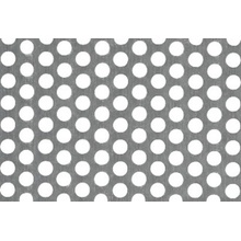 Alu děrovaný plech 200x1000x0,8 mm