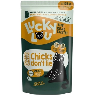 Lucky Lou Lifestage Senior s hydinou 125 g
