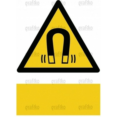 Grafiko | magnetické pole - Text obrázku (tabulka s vlastním textem), Materiál Hliník, Rozměr 297x210mm