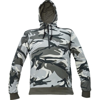 Cerva CRAMBE MASKÁČOVÁ mikina BIELA CAMOUFLAGE