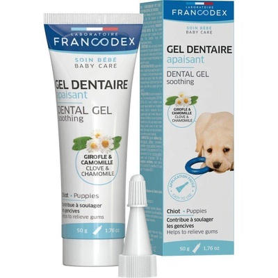 Franodex Zklidňující zubní gel pro štěňata 50 g
