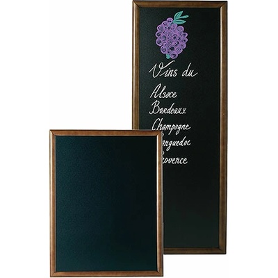 CONTACTO Tabuľa na menu v drevenom ráme 800 x 600 mm tmavo hnedá 7684/080