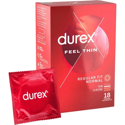 Durex ultra tenké pro ještě intenzivnější pocit 18 ks
