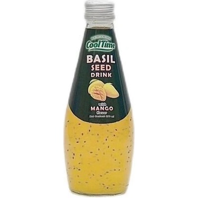 Cool Time Basil Seed nápoj se semínky bazalky s příchutí manga 290 ml