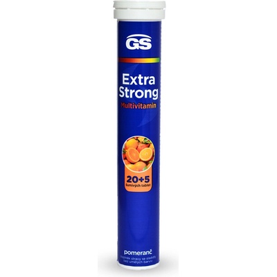 GS Extra Strong Multivitamin pomeranč eff. 20+5 tablet – Hledejceny.cz