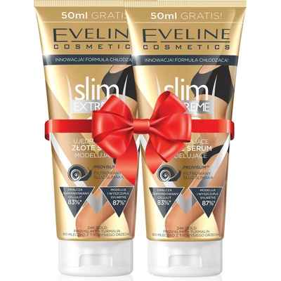 Eveline Cosmetics Slim 4D Gold sérum na hubnutí a tvarování 250 ml