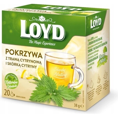Loyd Bylinný čaj expresná žihľava citrónová tráva 38 g