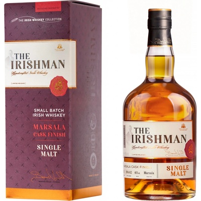 The Irishman Single Malt Marsala Cask Finish 46% 0,7 l (kazeta)