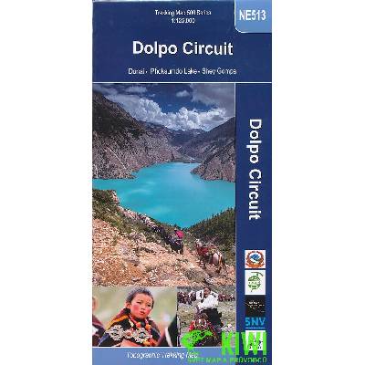 Nepa maps mapa Dolpo Circuit 1:125 t.