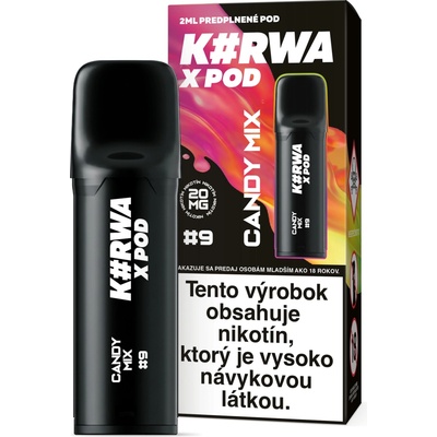ElfBar Kurwa X Pod cartridge Candy Mix 20 mg