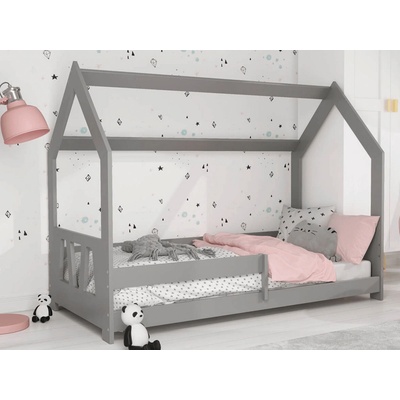 Ami Nábytek Domeček D5A šedá s roštem
