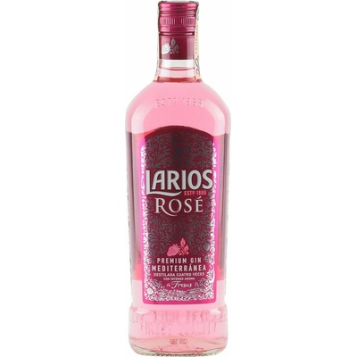 Larios Rosé Gin 37,5% 0,7 l (čistá fľaša)