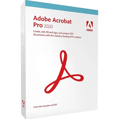 Adobe Acrobat Pro 2020 1 uživatel Lifetime OEM Elektronická licence