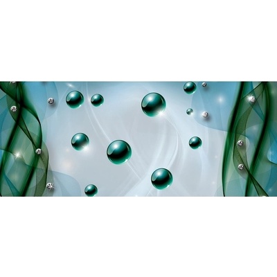 Preinterier FT2809 Fototapeta na stenu 3D gule – tyrkysové vlies 250cm x 104cm