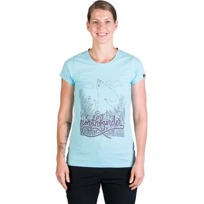 Northfinder MABLE dámske tričko lightblue