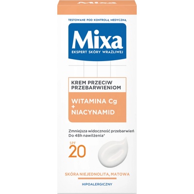 Mixa krém proti tmavým skvrnám SPF20 50 ml – Hledejceny.cz