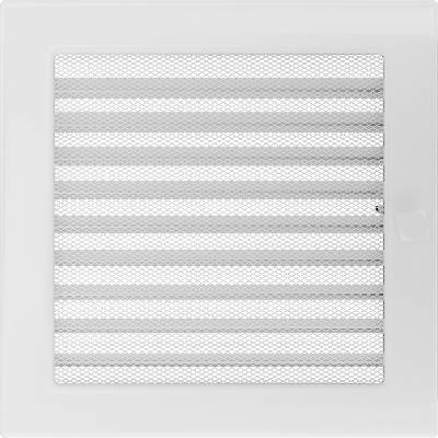Kratki Mriežka 220 x 220 mm biela s klapkou