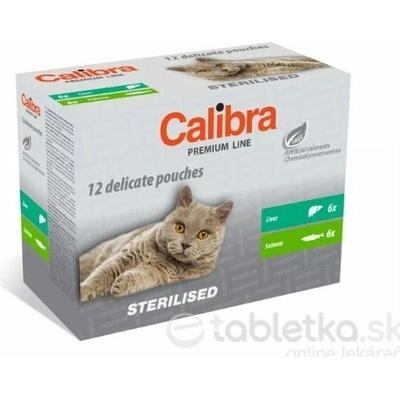 Calibra Cat Premium Sterilised Multipack 12 x 100 g