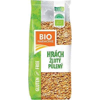 Bioharmonie Hrách loupaný celý žlutý 0,5 kg