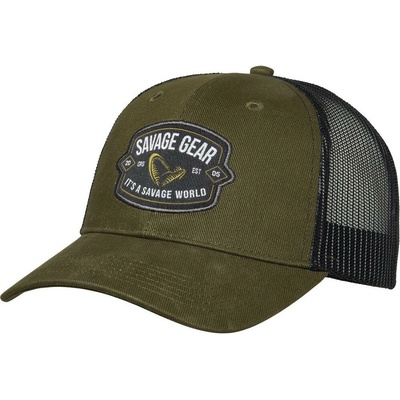 Savage Gear Badge Trucker Cap Green