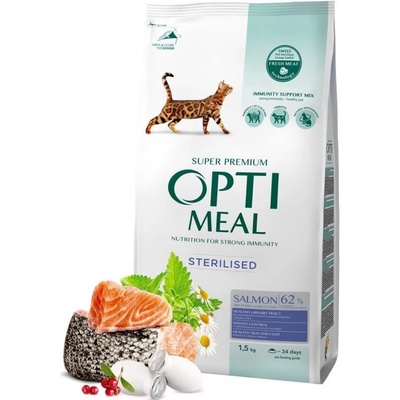 OPTIMEAL Sterilised Salmon 1,5 kg