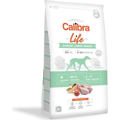 Calibra Dog Life Junior Large Breed Chicken 2 x 12 kg