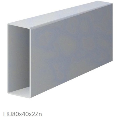 Pozinkovaný jekl 80x40x2mm Délka: 3m