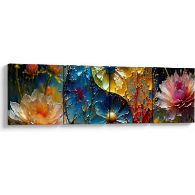 Obraz - Harmónia a rovnováha, štvordielne 160x40 cm
