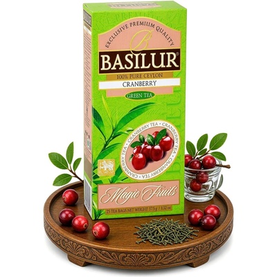 Basilur Magic Green Cranberry 25 x 1,5 g