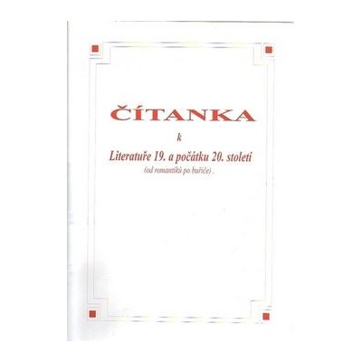 Čítanka k literatuře 19. a počátku 20. století - Vladimír Prokop