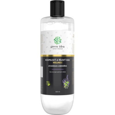 Levanduľa a medovka – kúpeľový a telový olej 500 ml – Green idea