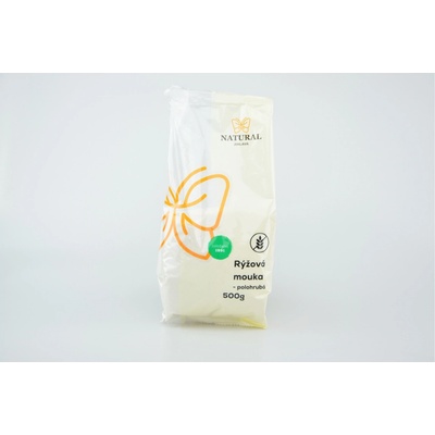 Natural Jihlava JK RÝŽOVÁ MOUKA POLOHRUBÁ 0,5 kg