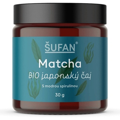 Šufan BIO Japonský čaj Matcha s modrou spirulínou 30 g
